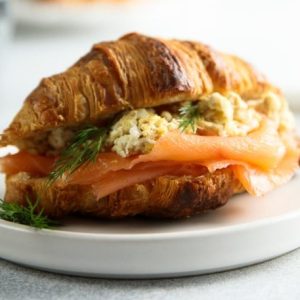 Salmon Florentine Croissant